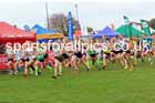 Girls Under-13s, 2022 National Cross Country Relays, Berry Hill Park, Mansfield.  Photo: David T. Hewitson/Sports for All Pics